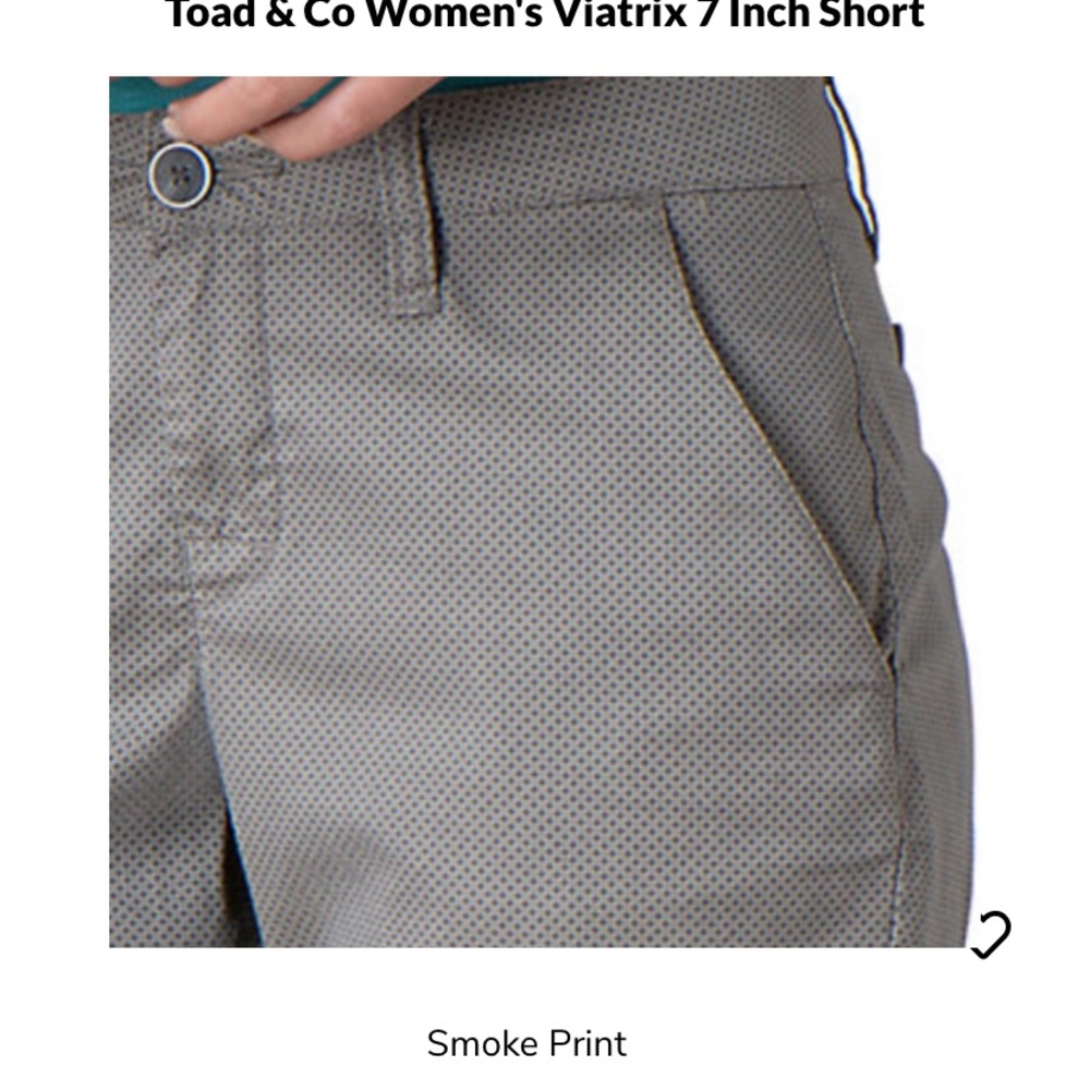 Toad & Co Women’s Via Trix Short 7” - Smoke Print.
